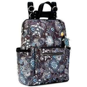 Sakroots Midnight Seascape Evo-twill Backpack Laptop  Convertible Purse